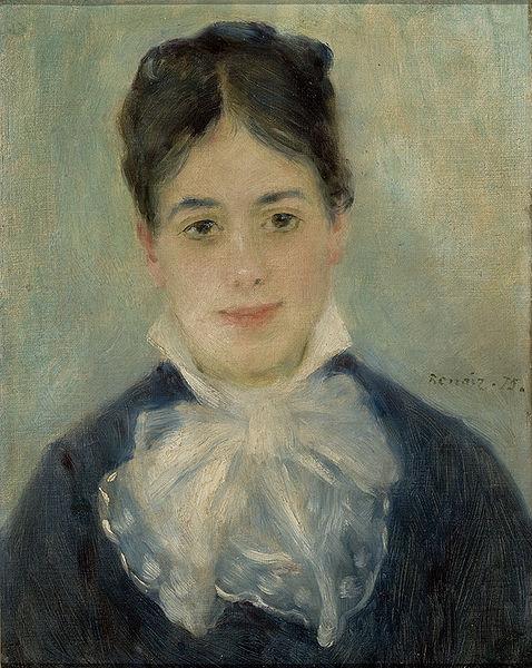 Pierre Auguste Renoir Lady Smiling oil painting image